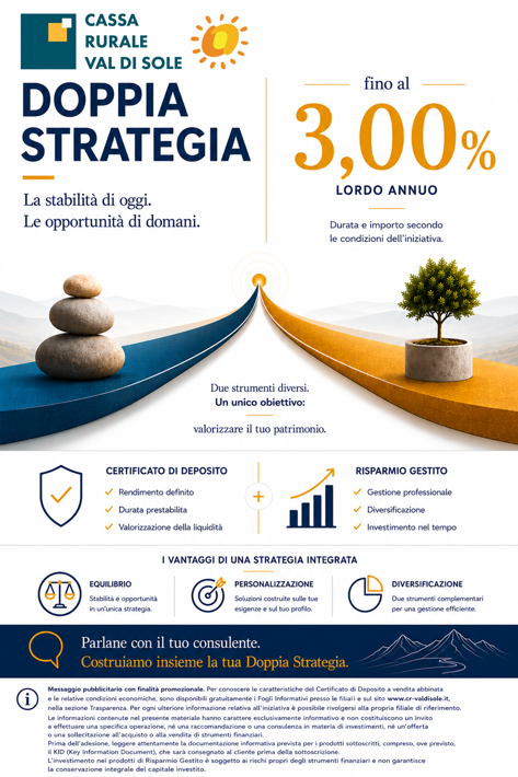 NUOVA OFFERTA CD - DOPPIA STRATEGIA